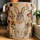 Florence™ |Panier rembourré avec des lapins de campagne