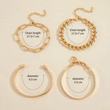 Set Bracciali Élan Mercer en Or Blanc