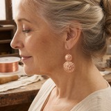 FLORENCE | BOUCLES D'OREILLES EN CUIVRE SOLSTICE