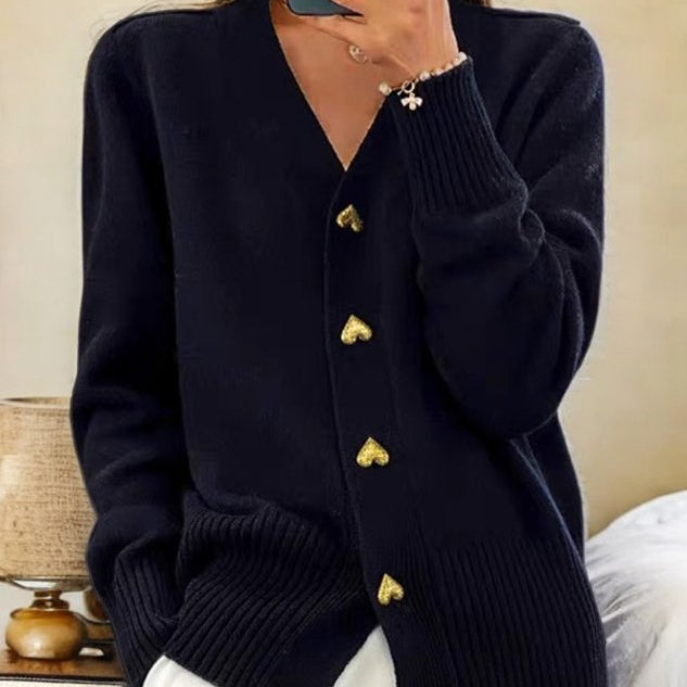 Amy | Élégant cardigan en tricot