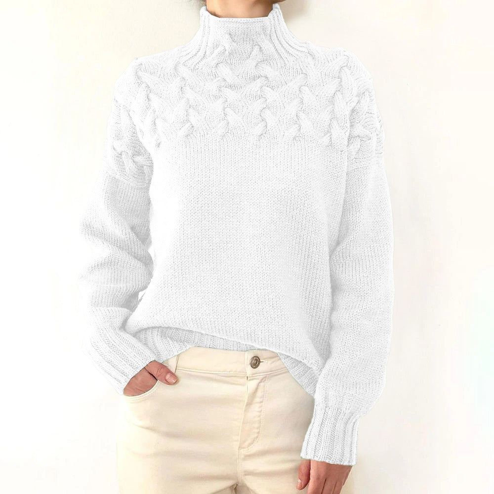 Elena | Pull à col roulé chaud